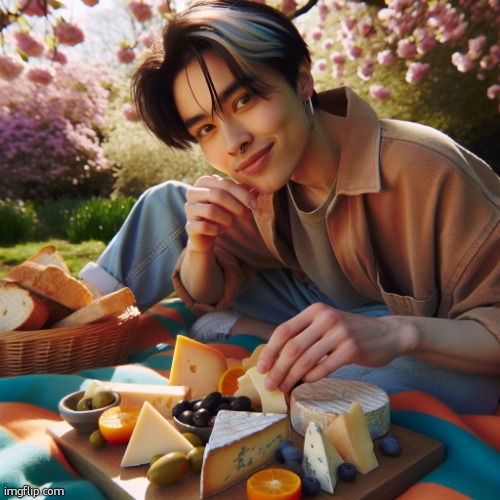 me fr | image tagged in non binary person eating cheese | made w/ Imgflip meme maker