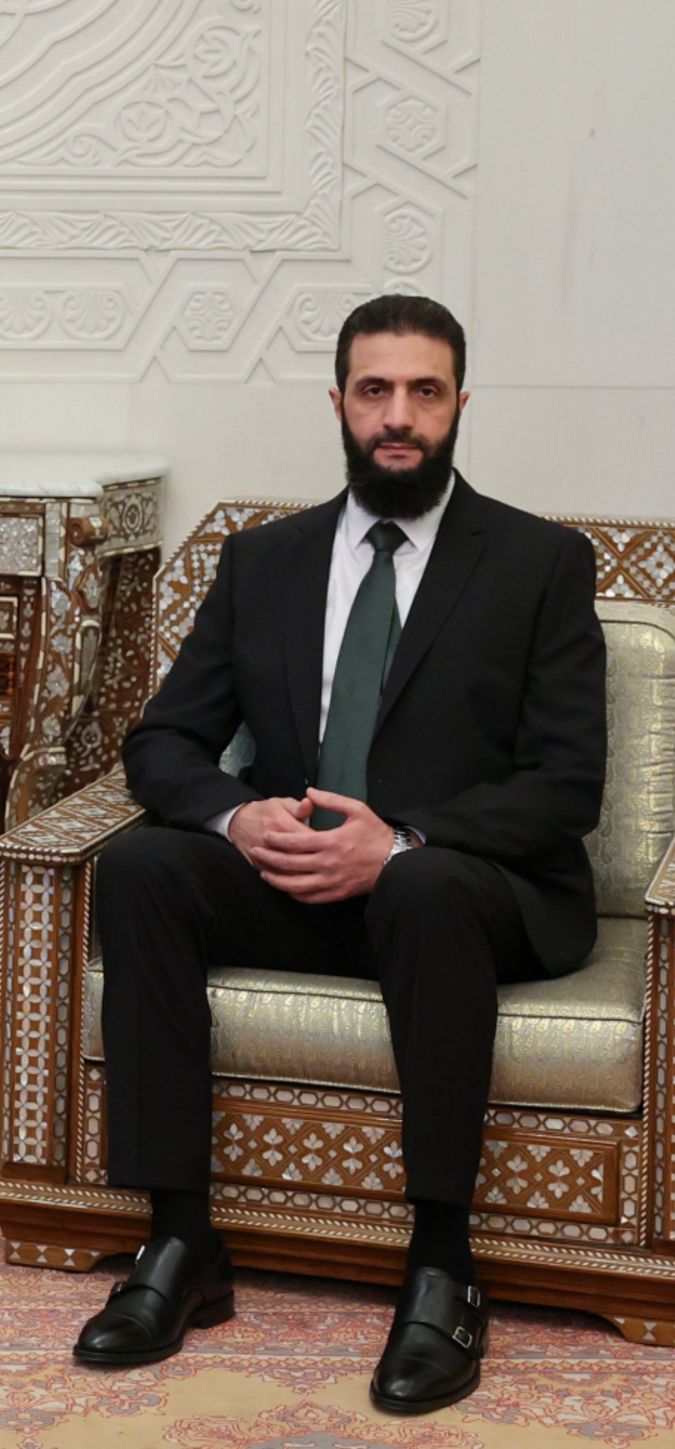 Ahmed Al Sharaa Blank Meme Template