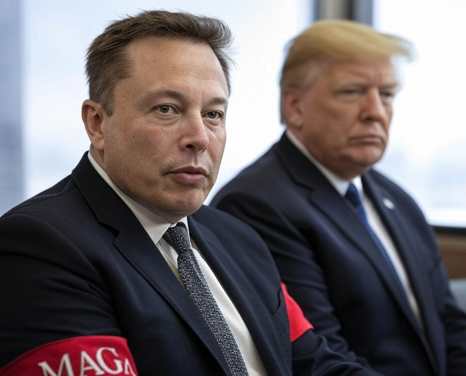 Chancellor Elon Musk MAGA Trump Blank Meme Template
