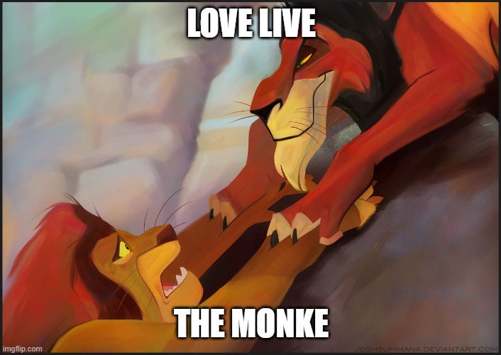 Long live the King | LOVE LIVE THE MONKE | image tagged in long live the king | made w/ Imgflip meme maker