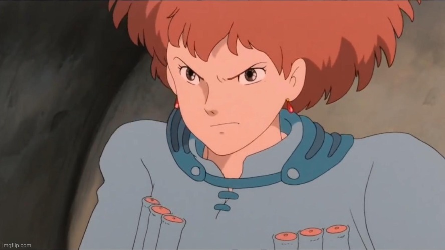 nausicaa angry | image tagged in nausicaa angry | made w/ Imgflip meme maker