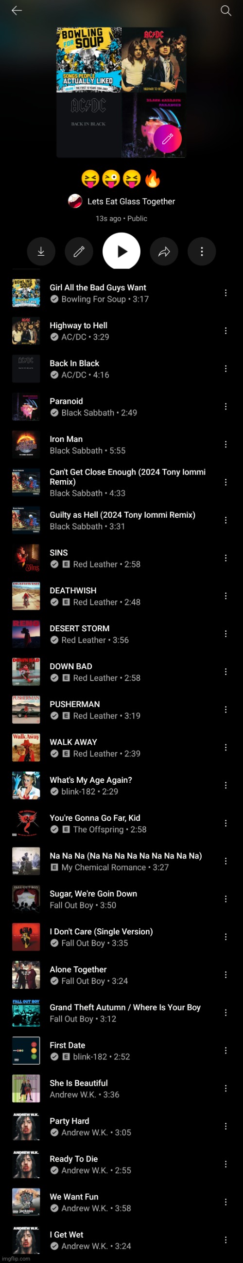 Judge me based off my playlist | made w/ Imgflip meme maker