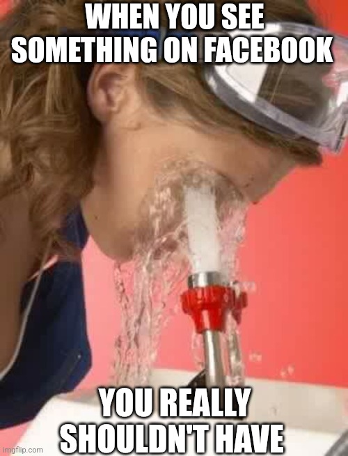 When You See Something On Facebook You Shouldn't Have | WHEN YOU SEE SOMETHING ON FACEBOOK; YOU REALLY SHOULDN'T HAVE | image tagged in chris joines | made w/ Imgflip meme maker