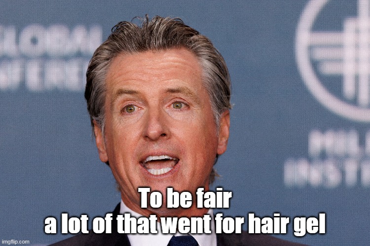 To be fair
a lot of that went for hair gel | made w/ Imgflip meme maker