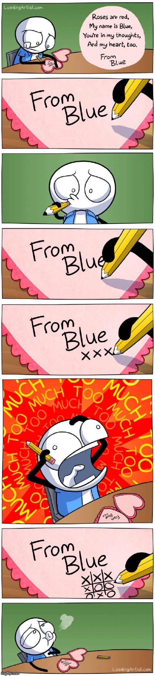 Blue | image tagged in blue,roses are red violets are blue,loading artist,comics,comics/cartoons,heart | made w/ Imgflip meme maker