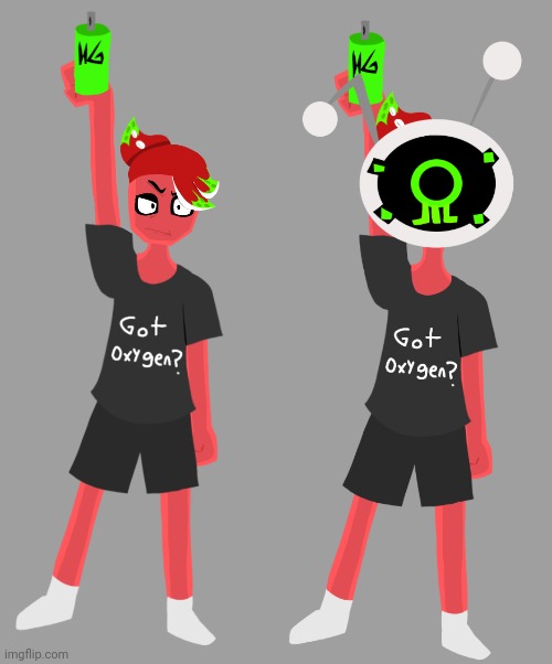 Who looks cooler? Him before or after the incident | image tagged in hemoglitch official image 2,hemoglitch official image | made w/ Imgflip meme maker