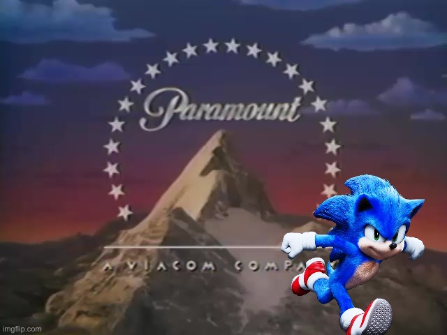 Paramount Home Video with Sonic the Hedgehog! | image tagged in paramount,sega,movie,jim carrey,live action,sonic the hedgehog | made w/ Imgflip meme maker