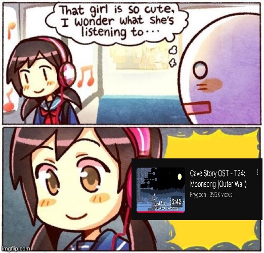 I wonder what she's listening to | image tagged in i wonder what she's listening to | made w/ Imgflip meme maker