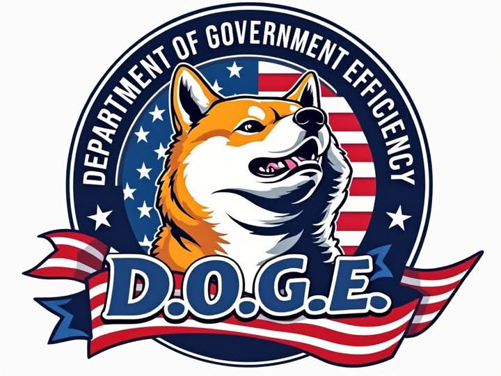 Doge dog logo Blank Meme Template