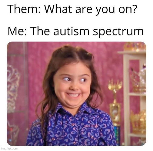 image tagged in autism | made w/ Imgflip meme maker