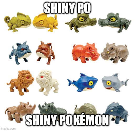 Shiny Pokémon | SHINY PO; SHINY POKÉMON | image tagged in shiny,pokemon | made w/ Imgflip meme maker