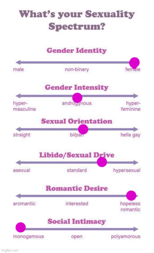 Dang…so… | image tagged in what's your sexuality spectrum | made w/ Imgflip meme maker