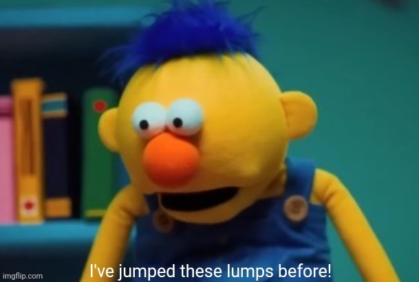 pregnant matpat kinda mild ngl | image tagged in i've jumped these lumps before | made w/ Imgflip meme maker