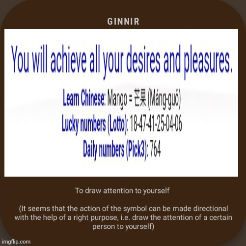 Rune Fortune 14 | Desires And Pleasures Blank Meme Template