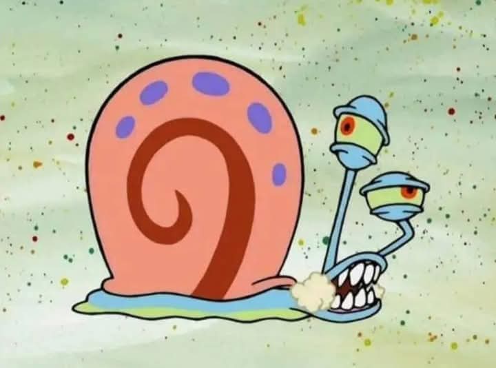 Gary's Mad Snail Disease Blank Meme Template