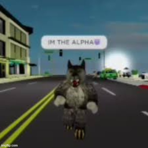 im the alpha | image tagged in memes | made w/ Imgflip meme maker