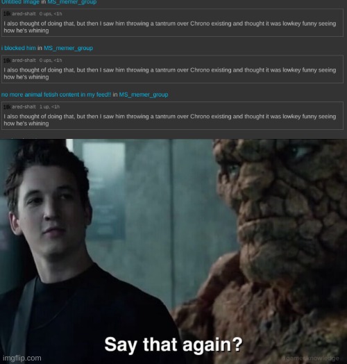 image tagged in say that again | made w/ Imgflip meme maker