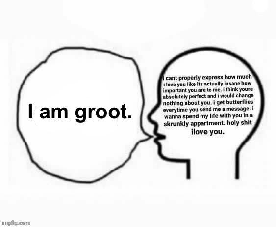 I am groot. | made w/ Imgflip meme maker