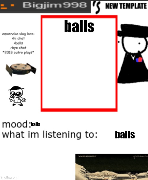 balls | balls; balls; balls | image tagged in bigjim998s new and improved template,balls | made w/ Imgflip meme maker