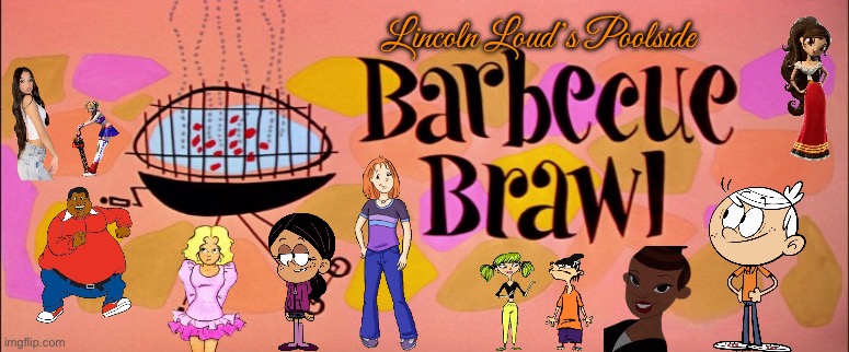 Lincoln Loud's Poolside Barbecue Brawl | Lincoln Loud’s Poolside | image tagged in lincoln loud,girls,the loud house,nickelodeon,swimming pool,pretty girl | made w/ Imgflip meme maker