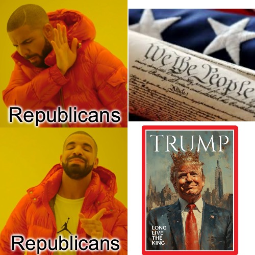 Drake Hotline Bling | Republicans; Republicans | image tagged in memes,drake hotline bling | made w/ Imgflip meme maker