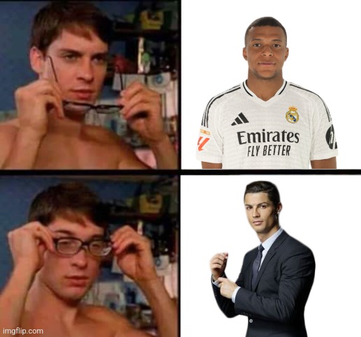 Real Madrid - Man City 3-1? nope, Mbappe - Man City 3-1!!!!!! | image tagged in peter parker's glasses,mbappe,real madrid,champions league,man city,footy | made w/ Imgflip meme maker