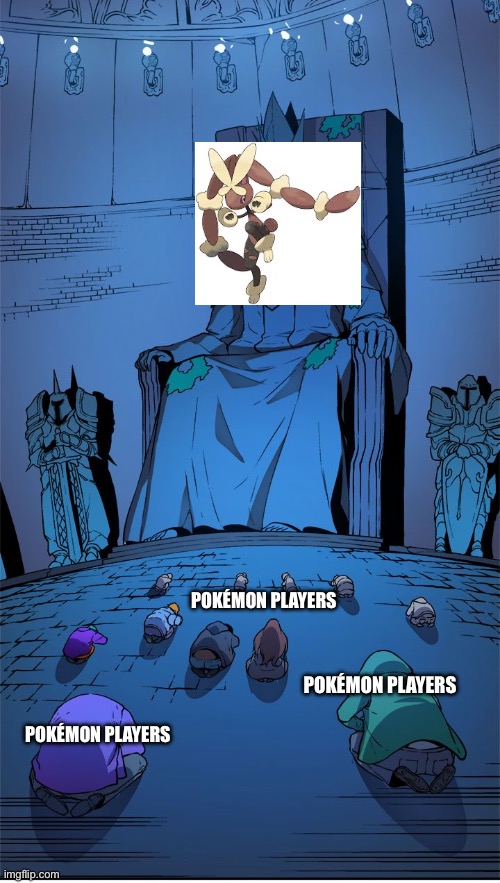 Pokémon trainers be like | POKÉMON PLAYERS; POKÉMON PLAYERS; POKÉMON PLAYERS | image tagged in worship the lord | made w/ Imgflip meme maker