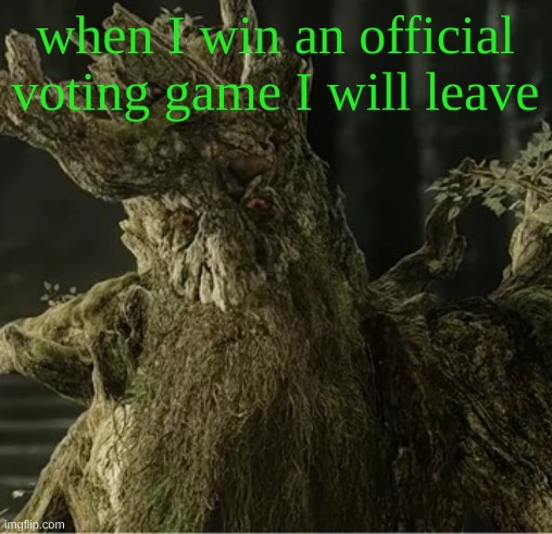 Hecate | when I win an official voting game I will leave | image tagged in hecate | made w/ Imgflip meme maker