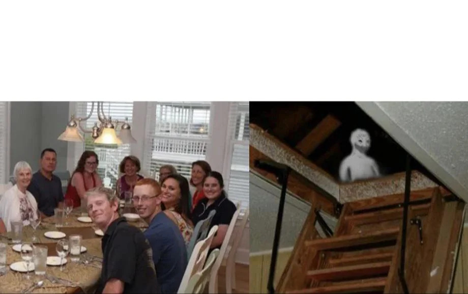 Family Dinner Blank Meme Template
