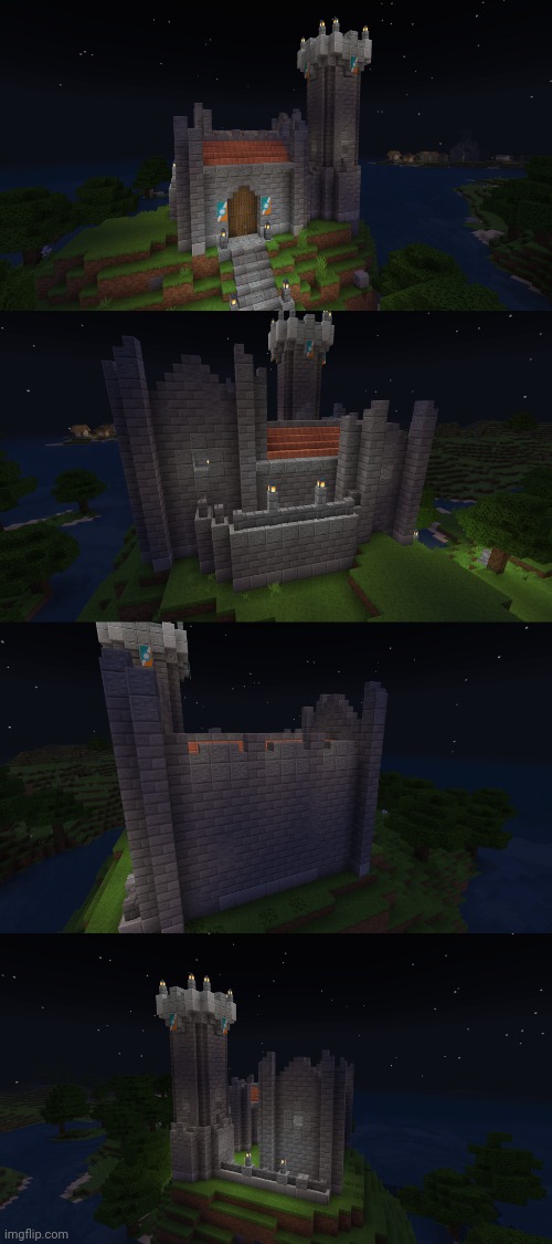 Fort restored. | image tagged in minecraft | made w/ Imgflip meme maker