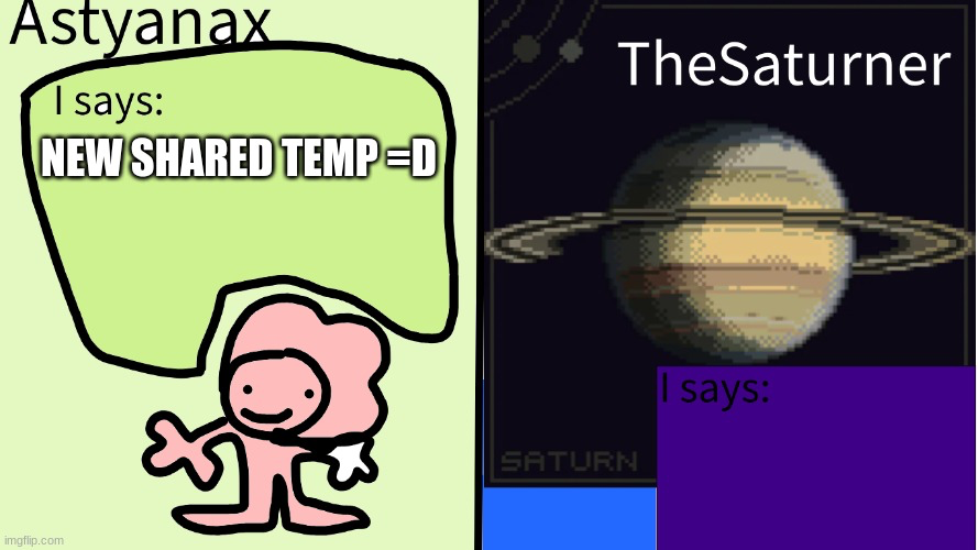 High Quality Astyanax/Saturner Shared Temp Blank Meme Template