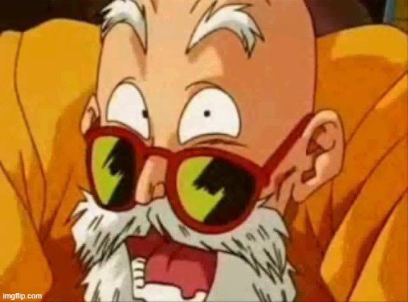 Master Roshi laugh | image tagged in master roshi laugh | made w/ Imgflip meme maker