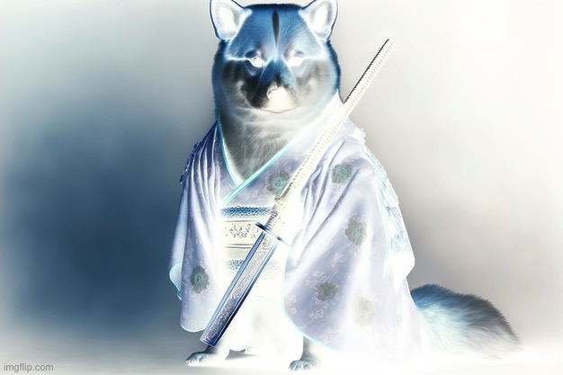 No meme ideas currently…SO,I HAVE TURNED TO POSTING SAMURAI DOGS | image tagged in samurai,dogs,shiba inu,memes,cute,so many tags | made w/ Imgflip meme maker