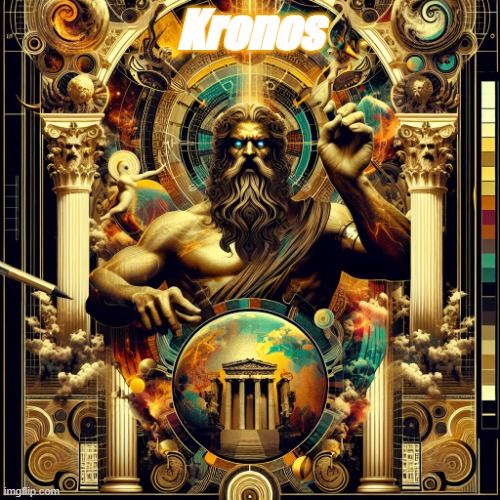 Kronus | Kronos | image tagged in greek mythology | made w/ Imgflip meme maker