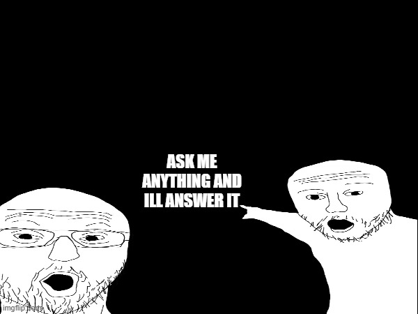 ask me anything | ASK ME ANYTHING AND ILL ANSWER IT | image tagged in memes | made w/ Imgflip meme maker