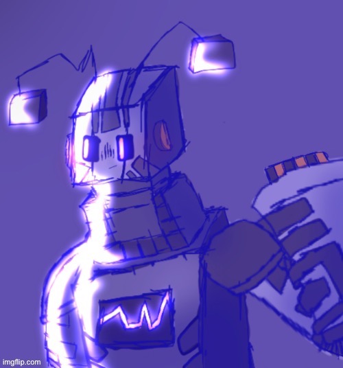 fanart from meme_cheese (the lighting cool and zerobot got a giraffe neck) | made w/ Imgflip meme maker