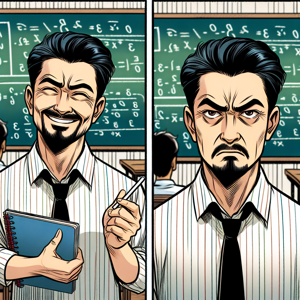 Teacher smiling, Teacher Angry Blank Meme Template
