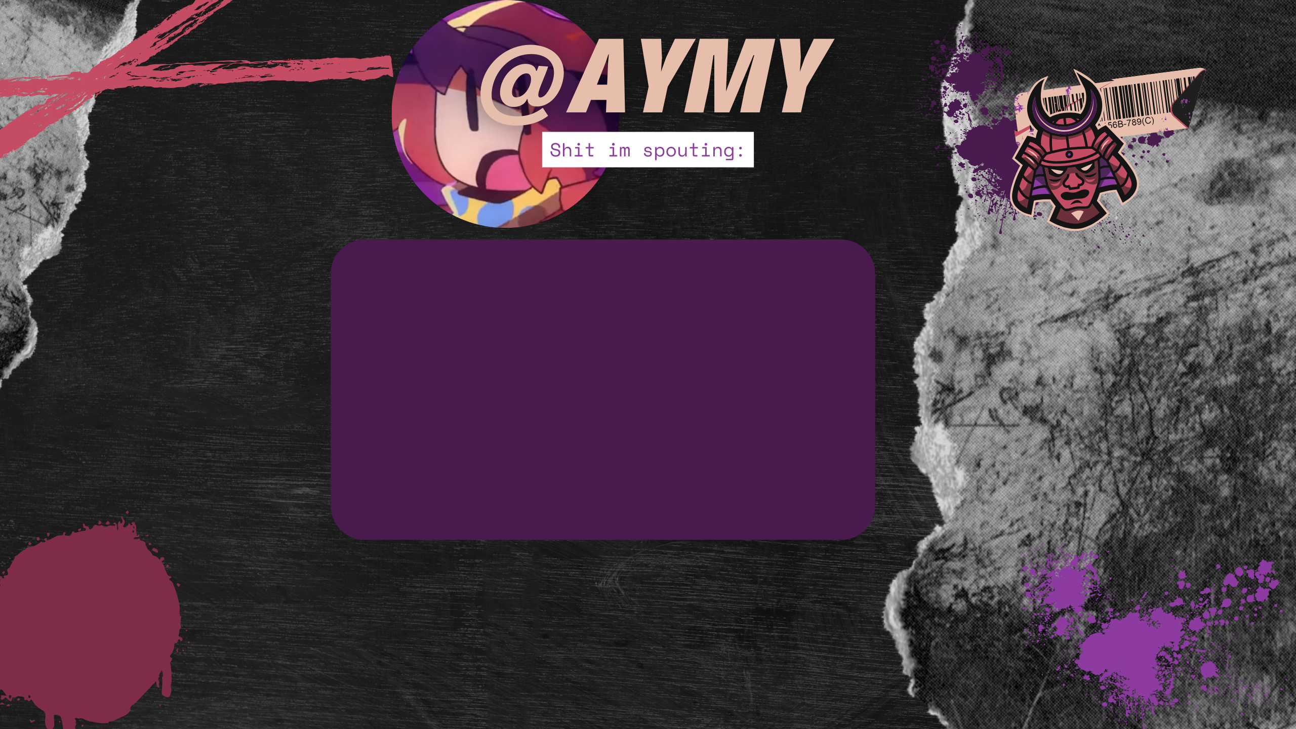 AYMY's Announcement temp by grace Blank Meme Template