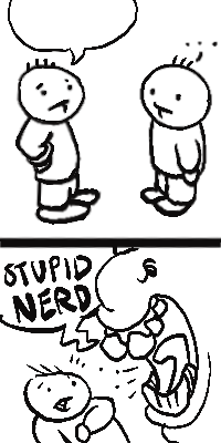 Stupid Nerd Blank Meme Template