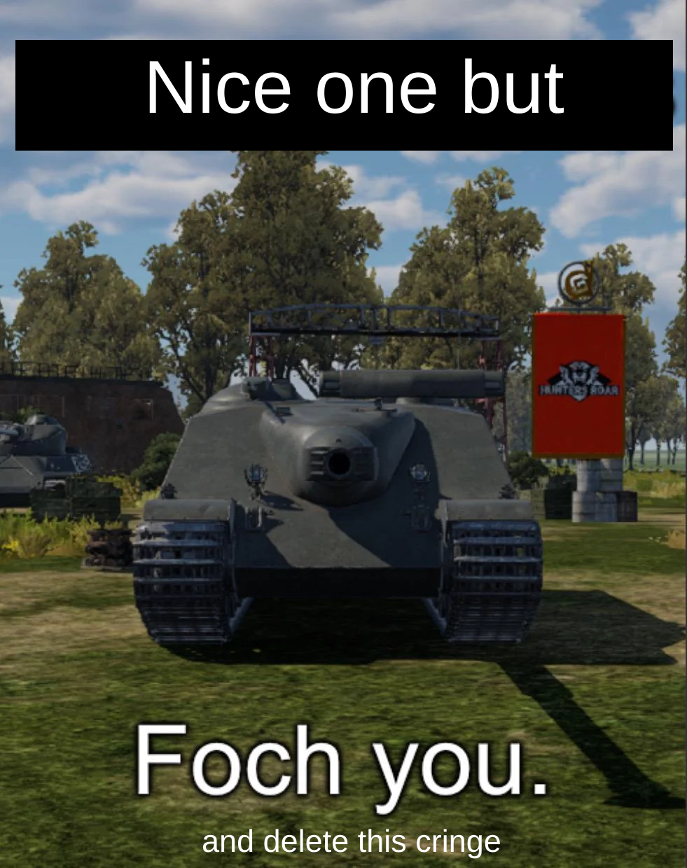 High Quality Foch You Blank Meme Template