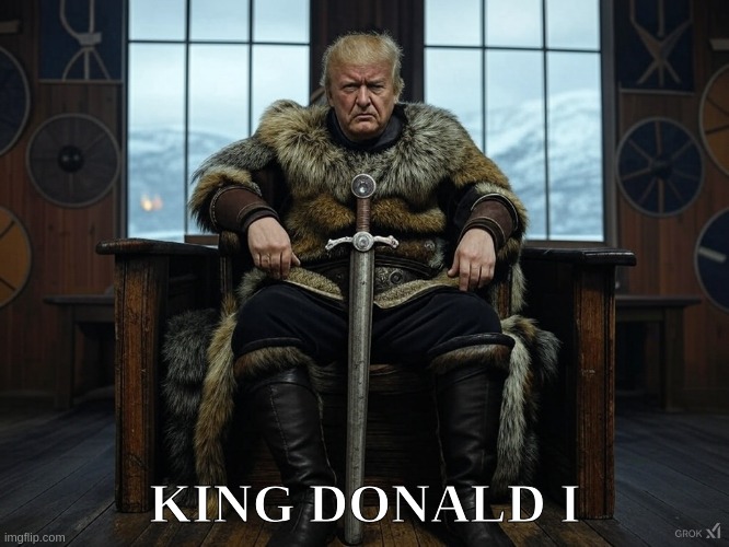 Donald I | KING DONALD I | image tagged in king donald | made w/ Imgflip meme maker