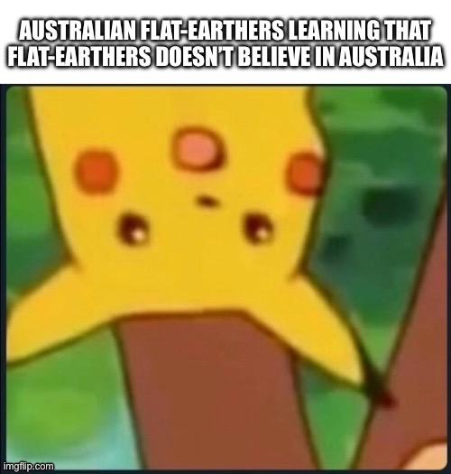 This is a title | image tagged in flat earthers,australia | made w/ Imgflip meme maker