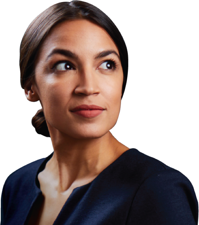 Alexandria Ocasio Cortez Blank Meme Template