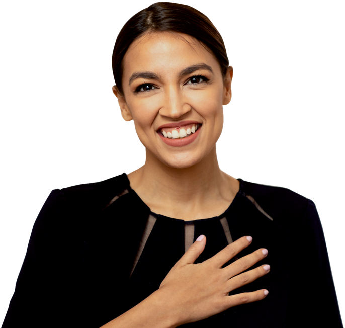 Alexandria Ocasio Cortez Blank Meme Template
