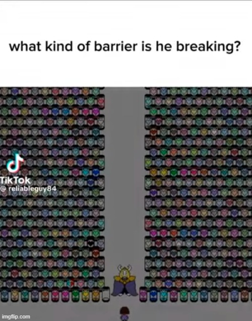 what is that barrier made of | made w/ Imgflip meme maker