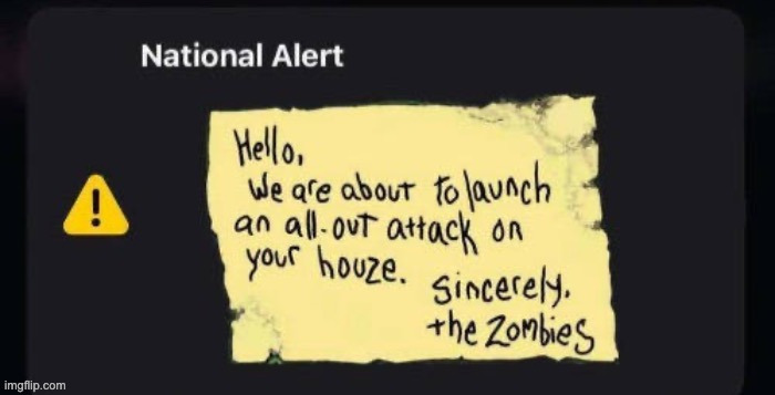 Why did Trump just send this alert? | made w/ Imgflip meme maker