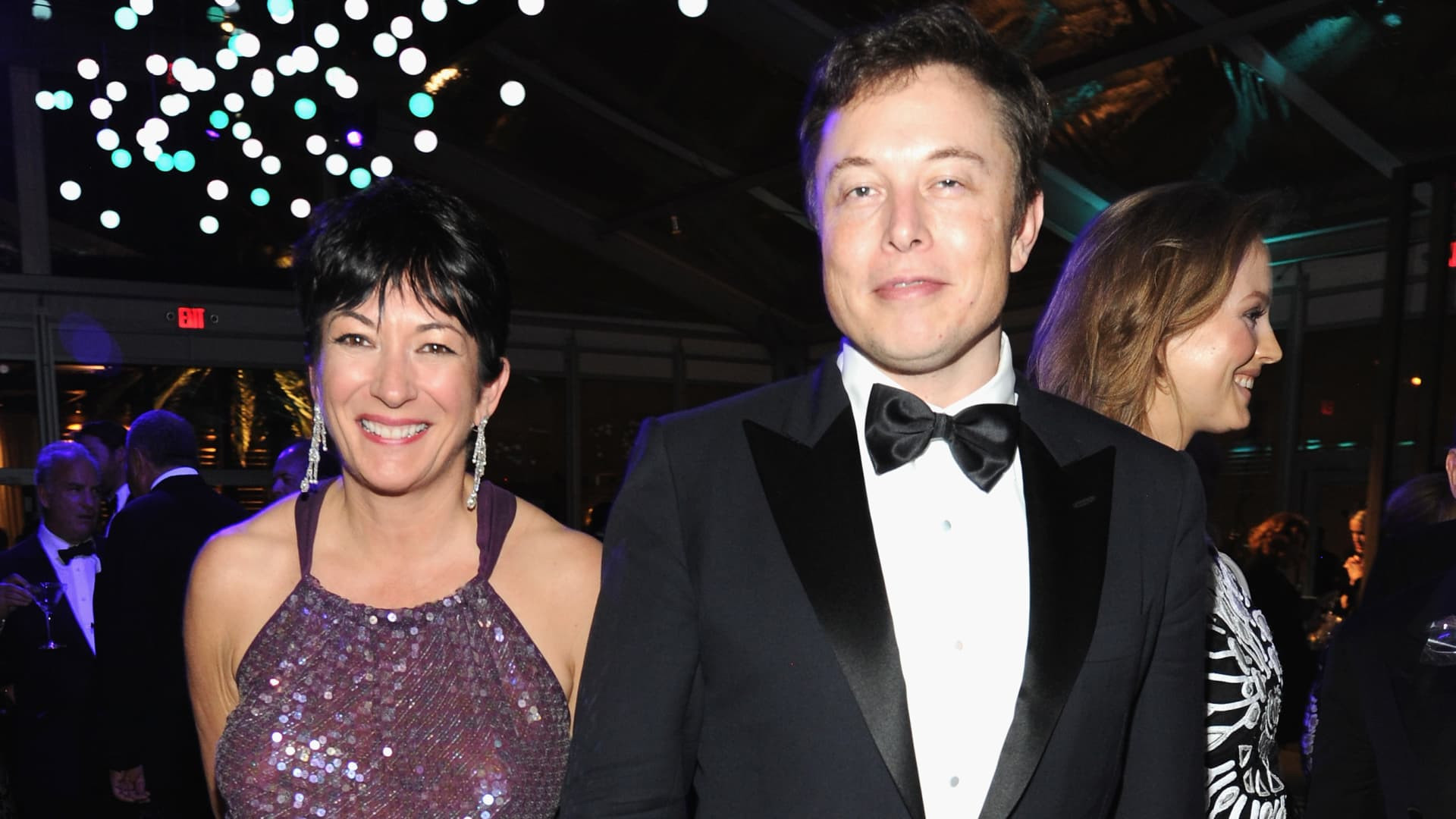 High Quality ghislaine maxwell and elon musk Blank Meme Template