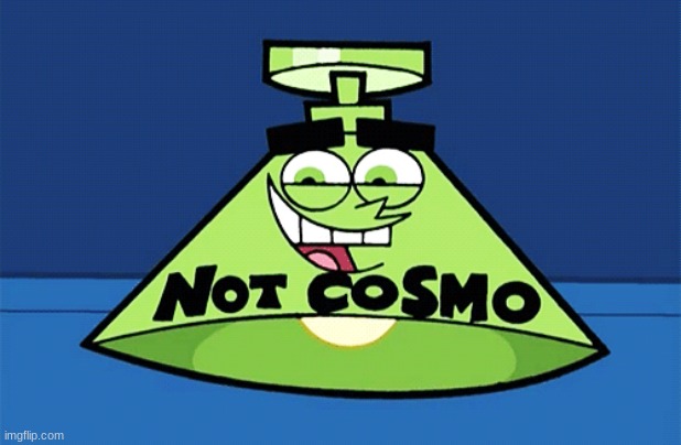 the PNG below me is NOT cosmo | image tagged in not cosmo lamp | made w/ Imgflip meme maker