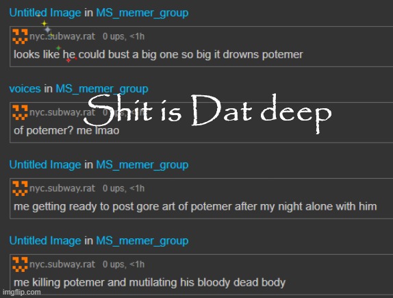 Shit is dat deep.mp3 | made w/ Imgflip meme maker