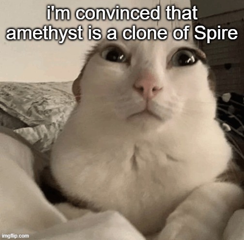 goober | i'm convinced that amethyst is a clone of Spire | image tagged in goober | made w/ Imgflip meme maker